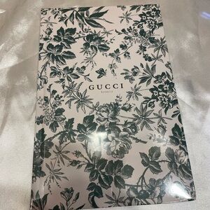 Gucci Beauty Green Floral Notebook